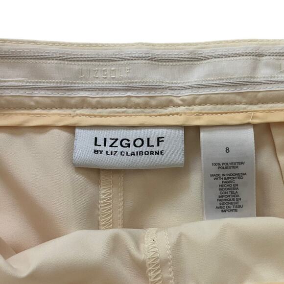 Liz Claiborne LIZGOLF Skort Womens Size 8 Light Yellow Tennis Pickleball Golf - Picture 8 of 10